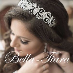 Swarovski crystal wedding headpiece